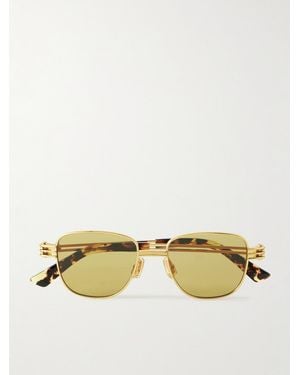 Bottega Veneta Square-Frame-Tone Sunglasses - Metallic