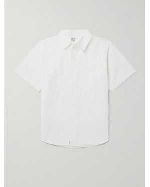 Orslow Cotton-Chambray Shirt - White