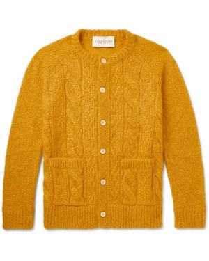 タイツ・ソックス Valentino Garavani Ivory Stretch Mohair Blend Collant Valentino Garavani Ivory Stretch Mohair Blend Collant in