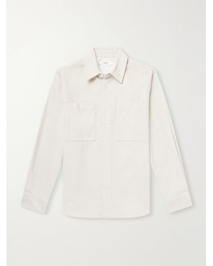 MR P. Cotton And Cashmere-Blend Corduroy Shirt - Natural