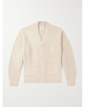 Remi Relief Brushed-Knit Cardigan - Natural
