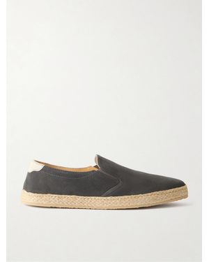 Brunello Cucinelli Suede Espadrilles - Grey
