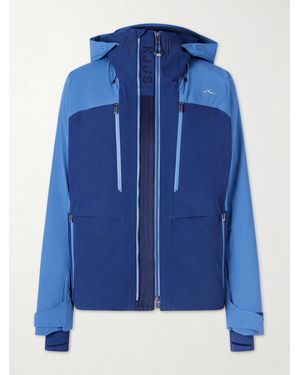 Kjus Lasse Airflow Padded Down Hooded Ski Jacket - Blue