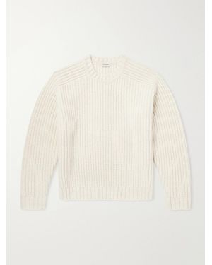 TOTEME Ribbed Wool Sweater - Natural
