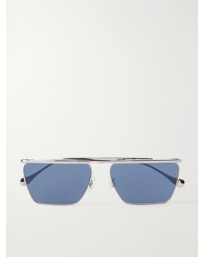 Oliver Peoples Jil Sander Edition 2 Aviator-Style-Tone Metal Sunglasses - Blue