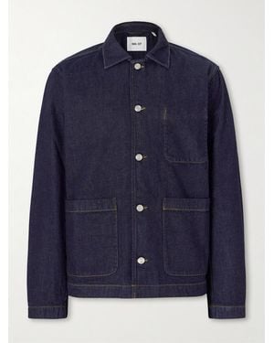 NN07 Morgan 1843 Denim Overshirt - Blue