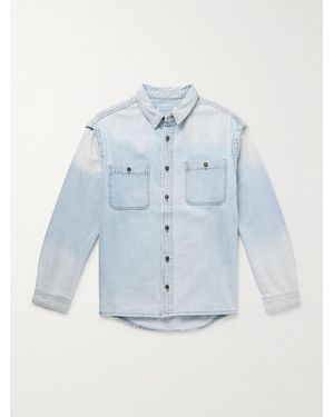 MANAAKI Nikora Convertible Denim Shirt - Blue