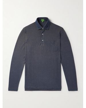 Sid Mashburn Pima Cotton-Piqué Polo Shirt - Blue
