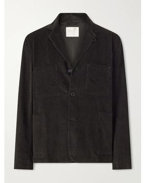 Kardo Somesh Cotton-Corduroy Suit Jacket - Black