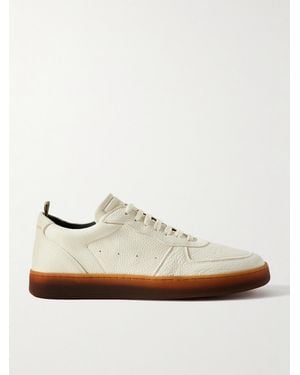 Officine Creative Asset 001 Deerskin Trainers - White