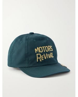 Visvim Excelsior Wool And Silk-Blend Twill Cap - Blue