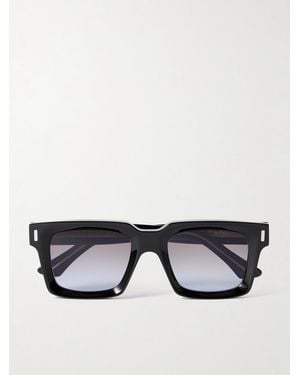 Cutler and Gross 1386 Square-Frame Acetate Sunglasses - Black