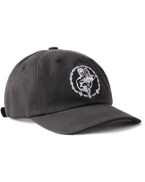 Enfants Riches Deprimes Enfants En Chaine Logo-Embroidered Cotton-Twill Baseball Cap - Black