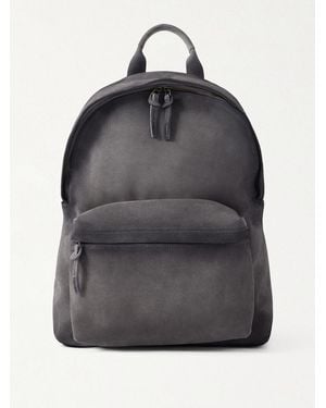 Officine Creative Oc 001 Suede Backpack - Grey