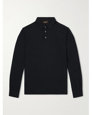 Slowear Slim-Fit Icecotton Piqué Polo Shirt - Blue