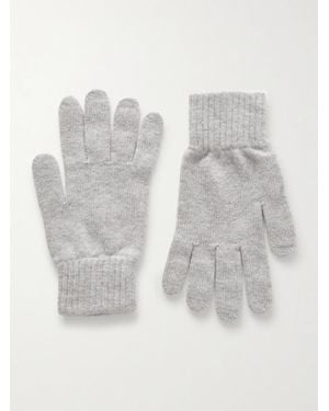 William Lockie Cashmere Gloves - White