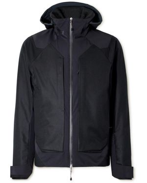 Sease Trace 2.0 Virgin Wool And Cashmere-Blend Twill Hooded Ski Jacket - Black