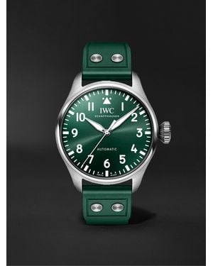 IWC Schaffhausen Big Pilot's Automatic 43Mm Stainless Steel And Rubber Watch, Ref. No. Iw329306 - Green