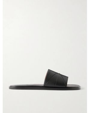 Loewe Origami Leather Sandals - White