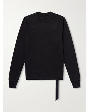 Rick Owens Cotton-Jersey Sweatshirt - Black