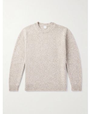 Eleventy Slim-Fit Wool Sweater - Natural