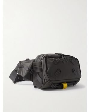 Porter-Yoshida and Co Potr Ride Webbing-trimmed Shell Belt Bag - Black