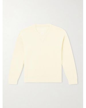Visvim Jumbo Sb Wool And Cotton-Blend Jersey Sweatshirt - Natural