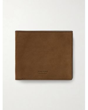 Tom Ford Nubuck Billfold Wallet - Natural