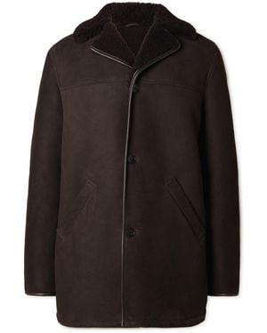 MR P. Shearling Coat - Black