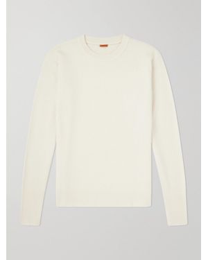 Barena Ribbed Virgin Wool Jumper - Natural