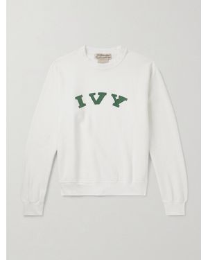 Remi Relief Ivy Printed Cotton-Jersey Jumper - Natural