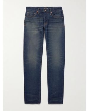 Tom Ford Slim-Fit Selvedge Jeans - Blue