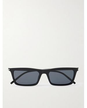 Saint Laurent Betty Square-frame Acetate Sunglasses - Grey