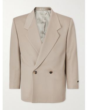 Fear Of God Eternal Double-Breasted Cavalry Wool-Twill Suit Jacket - Natural