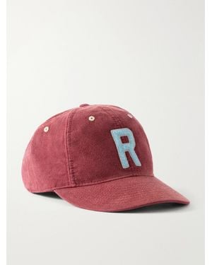 Polo Ralph Lauren Logo-Appliquéd Cotton-Twill Cap - Red