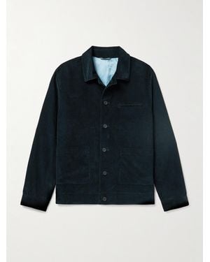 Richard James Cotton-Corduroy Chore Jacket - Blue