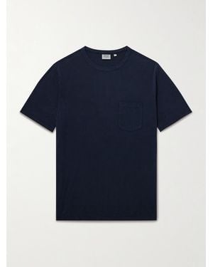 Hartford Lyocell And Cotton-Blend Jersey T-Shirt - Blue