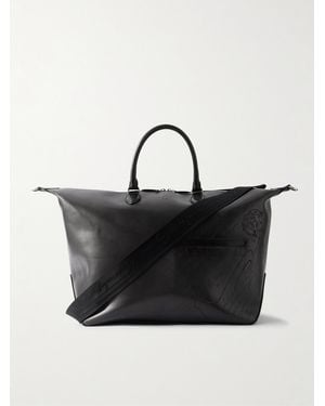 Berluti Toujours Scritto Venezia Leather Weekend Bag - Black