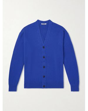 AURALEE Cashmere Cardigan - Blue