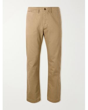 RRL Straight-Leg Cotton-Twill Trousers - Natural