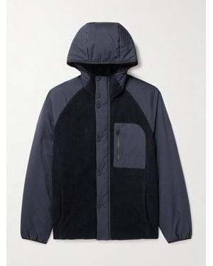Loro Piana Apo Panelled Storm System® Cashmere-jersey Hooded Ski Jacket - Blue