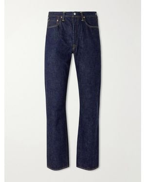 Fullcount 1101 Straight-Leg Selvedge Jeans - Blue