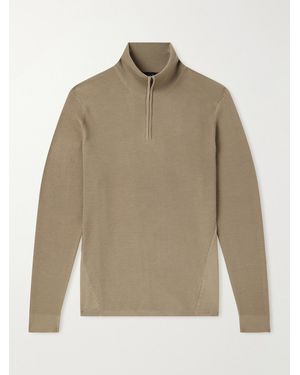 Sease Waffle Turtle-Neck Wool-Knitted Jumper - Natural