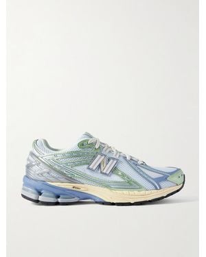 New Balance 1906R Mesh And Leather Trainers - Blue