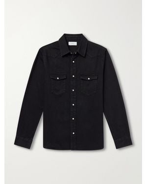 MR P. Western Denim Shirt - Blue