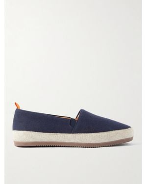 Mulo Linen Espadrilles - Blue