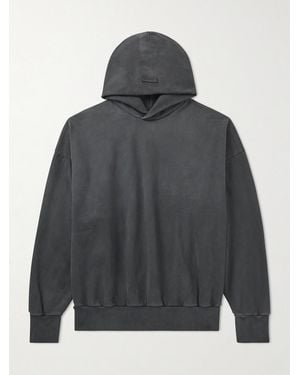 Fear Of God Cotton-jersey Hoodie - Grey