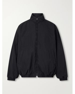 Ssstein Gathered Cotton-Blend Shell Jacket - Blue