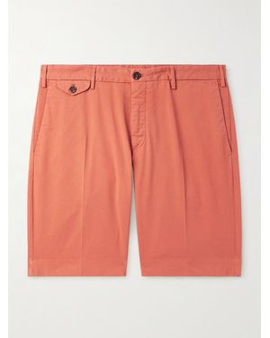 Slowear Venezia 1951 Slim-Fit Straight-Leg Cotton-Blend Bermuda Shorts - Orange