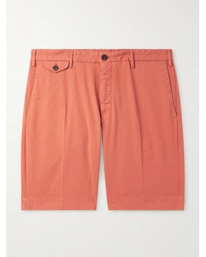 Incotex Bermuda Slim-Fit A Gamba Dritta - Arancione